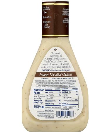 Ken's Steak House Sweet Vidalia Onion Dressing 16 OZ - Pack of 2 | 32 Fl Oz Total - Buy Online on GoSupps.com