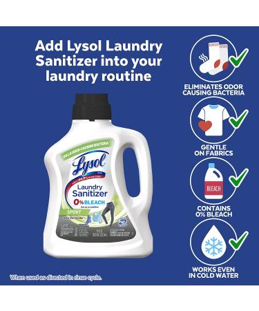 Lysol Sport Laundry Sanitizer 90oz - Eliminates Odor Causing Bacteria in Gym Clothes and Activewear - Buy Online on GoSupps.com