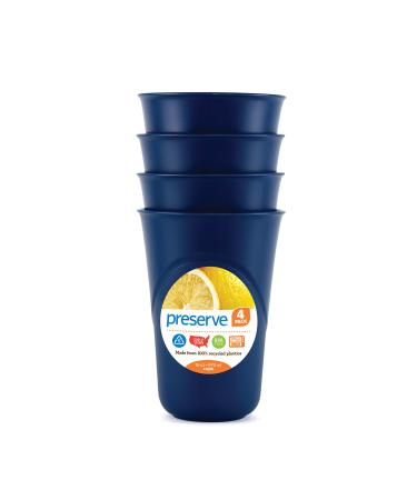 Preserve Everyday 16 Ounce Cups, Set of 4, Blue
