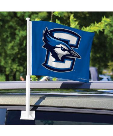 NCAA Georgia Bulldogs Black Double Sided Car Flag - 16 x 19 - Durable Pole for Car/Truck - Buy Online on GoSupps.com