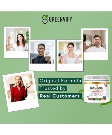 Nagano Trim Lean Body Ultra Burn | Organic Greens Superfood Powder | Supports Energy Detox Digestion Vitality | Turmeric Moringa Wheatgrass Ashwagandha | Gluten-Free Vegan Non-GMO | 5.3 oz (1) - Buy Online on GoSupps.com
