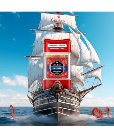 Old Spice Captain Antiperspirant Deodorant Stick for Men - 70ml | Long-Lasting Freshness | International Shipping Available - Buy Online on GoSupps.com