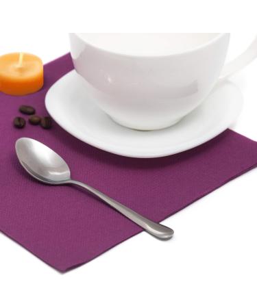 Buy Papstar Purple Napkins | Royal Collection 40x40cm | 1/4 Fold Tissue for Catering & Parties - 50 Pack (#10820) - Buy Online on GoSupps.com