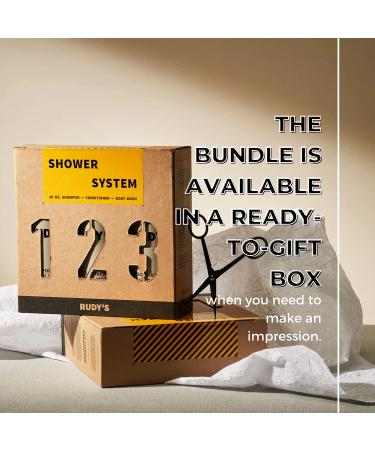 RUDY'S No. 3 Body Wash - Natural Ingredients, Sulfate & Paraben Free - 16 fl oz, Exfoliates, Nourishes, pH Balance - Pack of 1 - Buy Online on GoSupps.com