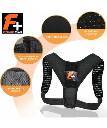 Posture Corrector Support Brace Belt | Adjustable Upper Back Brace for Clavicle Support & Pain Relief | Medical Grade Back Straightener - International Shipping Available - Buy Online on GoSupps.com