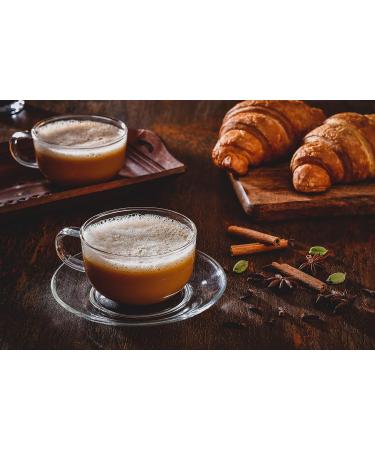 QuikTea Unsweetened Turmeric Ginger Chai Tea Latte - 10 Count Single Box - All Natural & Preservative Free Authentic Instant Chai 10 Count (Pack of 1) - Buy Online on GoSupps.com