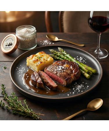 Sel la truffe premium Spartacus 90 g pice gourmande la v ritable truffe noire Sel de finition aromatique pour p tes steaks ufs et en-cas - Buy Online on GoSupps.com
