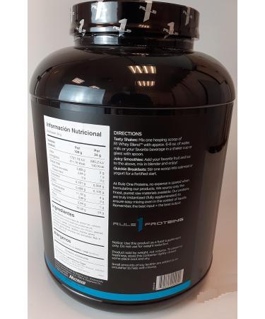 Rule 1 Proteins R1 Whey Blend - 5lbs Chocolate Fudge - Buy Online on GoSupps.com