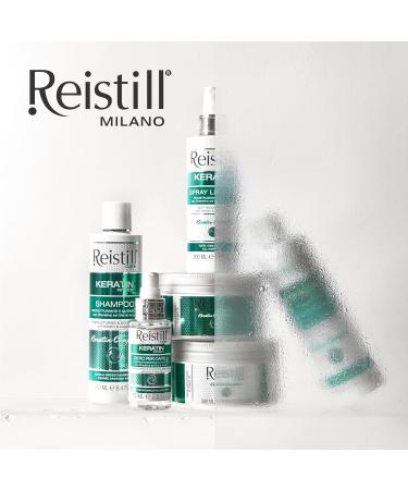 Reistil Keratin Infusion Shampooing restructurant - Shampooing traitant pour des cheveux plus souples et plus brillants- Shampooing avec des acides gras de la vitamine E et de l'huile d'argan- 250ml - Buy Online on GoSupps.com