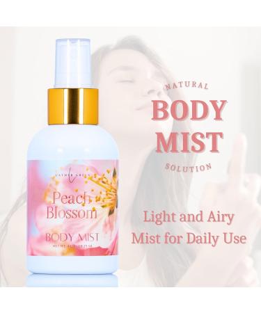 Peach Blossom Body Mist Body Spray for Women 4 oz - Buy Online on GoSupps.com