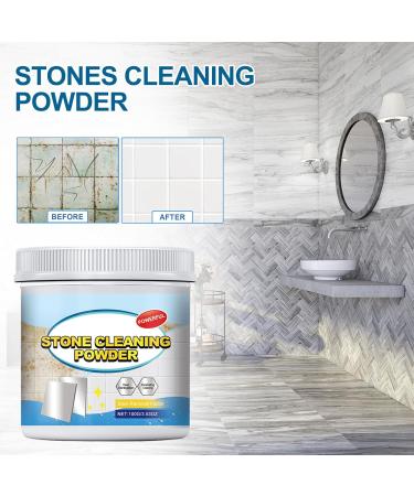Stone Cleaning Powder - All-Purpose Powder Cleaner for Kitchen | Portable Powder Cleaner for Glaze Glass Tiles Household Cleaning Powder for Stainless Steel - Buy Online on GoSupps.com