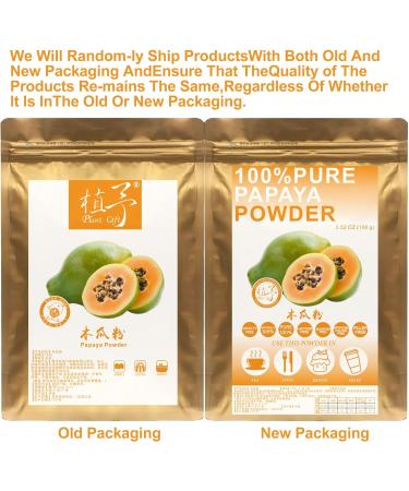 Plant Gift 100% Pure Papaya powder 100G/3.25oz Non-GMO Powder No Filler No additives Natural Papaya Powder Best Flavor for Smoothie Drinks Tea and Baking Adds Flavor and Taste 2UK-PO0008 - Buy Online on GoSupps.com