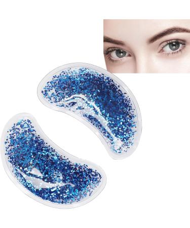 Buy Reusable Gel Eye Pack - Hot & Cold Eye Gel Pads for Dark Circles & Swelling - Perfect Gift for Girls (Blue) - Buy Online on GoSupps.com