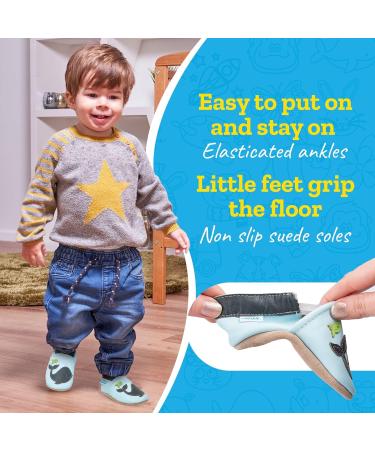 Soft Sole Baby Shoes | Leather Toddler Shoes for Baby Girl or Baby Boy | Baby Walking Shoes 18-24 Months - Woshy Whale - Buy Online on GoSupps.com