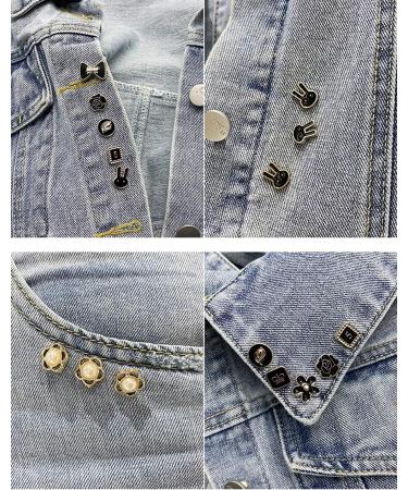 20Pcs Women's Enamel Shirt Brooch Pins for Coat Dress Decoration - Buy Online on GoSupps.com
