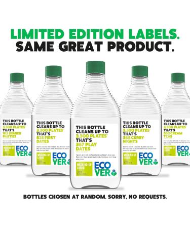 Ecover Lemon & Aloe Washing Up Liquid 450ml - Eco-Friendly Kitchen Essential - Buy Online on GoSupps.com