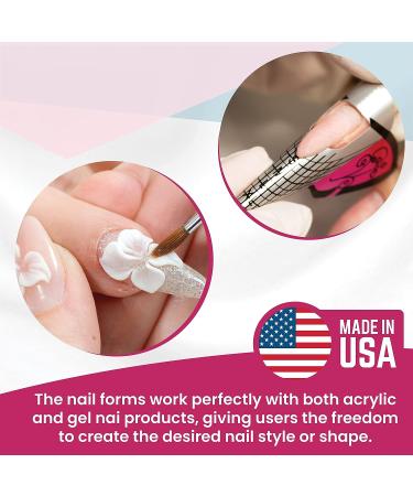 Mia Secret Multistilo 500 PCS Nail Extension Tips & Forms for Acrylic/UV Gel Nails - Guide Stickers Included - Buy Online on GoSupps.com