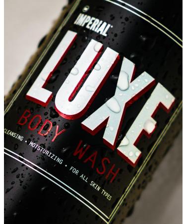 Imperial Barber Luxe Body Wash Shower Gel - Organic & Naturally Derived Ingredients USA Made Sulfate-Free Paraben-Free Gluten-Free - Nourishes Cleanses & Hydrates - Buy Online on GoSupps.com
