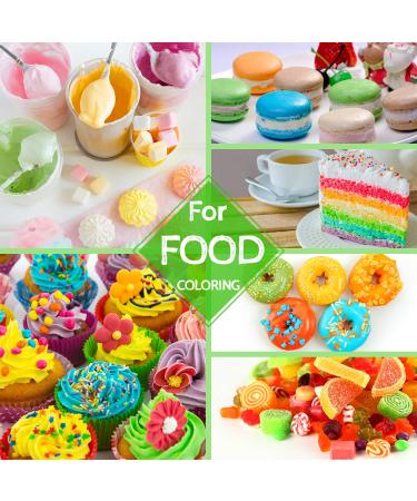12 Color Vibrant Cake Food Coloring Set - Liquid Concentrated Icing Dye for Baking & Decorating - 0.25 fl. oz. Each (Pack of 12) - Buy Online on GoSupps.com