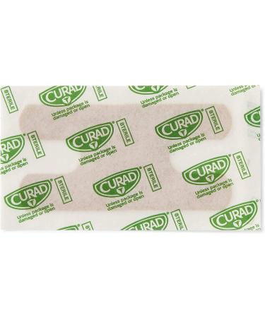 Curad Fabric Adhesive Knuckle Bandages - Pack of 100 Natural Finger Bandages - Buy Online on GoSupps.com