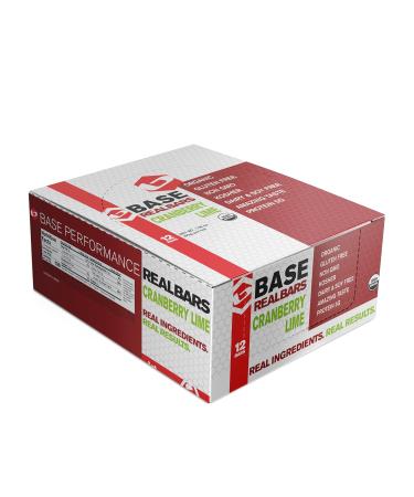 Cranberry Lime Energy Bars by Base Performance - Buy Online on GoSupps.com