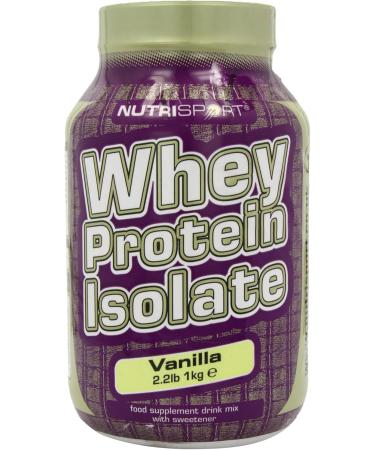 Whey Protein Isolate 1kg Tub - Premium Vanilla Flavor | High Protein Low Carb International Shipping - Buy Online on GoSupps.com