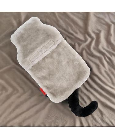Soxo Plush Hot Water Bottle Cover - Hand Warmer & Neck Pain Relief - Cat Tail Design - Buy Online on GoSupps.com