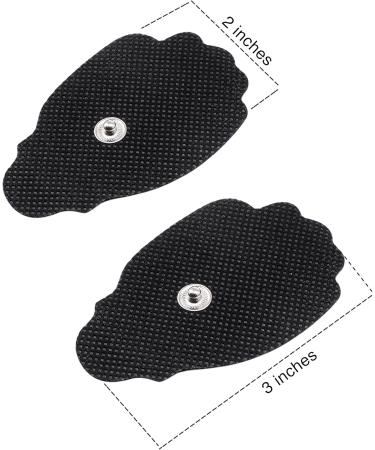 20 Pads (10 Pairs) TENS Electrodes Replacement - Latex Free Snap Massage Pads for TENS Unit | International Shipping - Buy Online on GoSupps.com