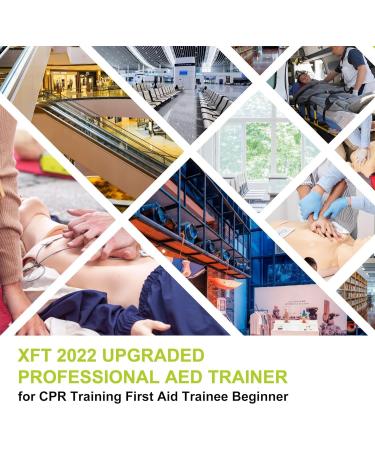 AED Trainer XFT Professional AED Training Kit CPR Training Equipment Training Device Automatic External Defibrillator Simulator for First Aid Trainee Beginner(XFT-120G) - Buy Online on GoSupps.com