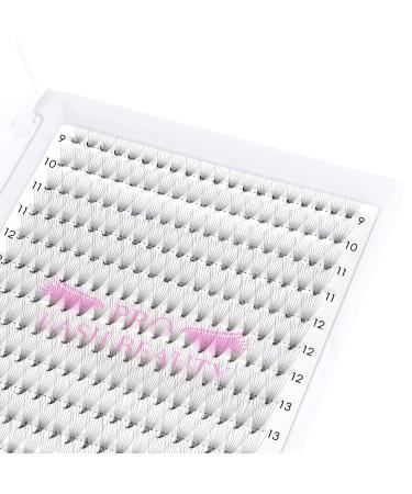 Premade Fans Eyelash Extensions 14D-C-0.05-9-16 Premade Volume Lash Extensions 320 Fans Pointed Base Fans 0.07 Premade Volume Fans C D Curl(14D-C-0.05 9-16mix) 9-16 mix 14D-C-0.05