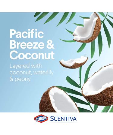 Clorox Scentiva Disinfecting Wet Mopping Cloths | Pacific Breeze and Coconut | 24ct Refills - Pack of 2 - Buy Online on GoSupps.com