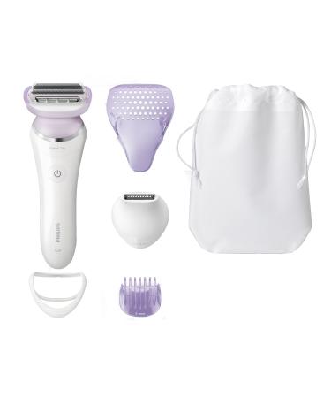 Philips SatinShave Prestige Women's Electric Shaver, Cordless Hair Removal with Trimmer, BRL170/50 Old Version Shaver + 7 Accessories