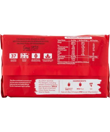 Ryvita Original Crispbread Low Fat Healthy Snack High in Fibre 250 g - Buy Online on GoSupps.com