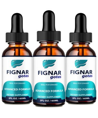 Fignar Gotas Drops FignarGotas Dropper for Gut Health & Digestion Support Supplement All Natural Advanced Formula Liquid Drops Maintain Digestive Health & Comfort Fignar Gotas Reviews (3 Pack)