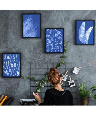 Cyanotype Paper Sun Art Kit - 60 Sheets, High Sensitive Solar Activated Paper for Nature Printing, Arts and Crafts - 5.8 x 8.3 Inch - Buy Online on GoSupps.com