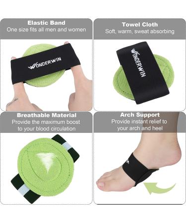 3 Pairs Compression Arch Support Sleeves for Plantar Fasciitis Relief - Men and Women - Buy Online on GoSupps.com