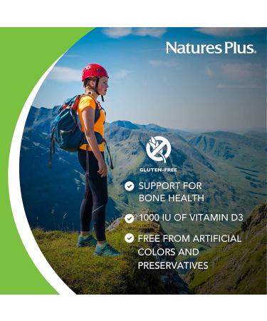 NATURES PLUS Vitamin D3 1000Iu Chew 90 CT - Buy Online on GoSupps.com