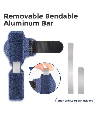 Ajoysoul Toe Splint: 1 Pair Toe Straightener for Bent, Hammer, Crooked, Claw Toes - Blue - Buy Online on GoSupps.com