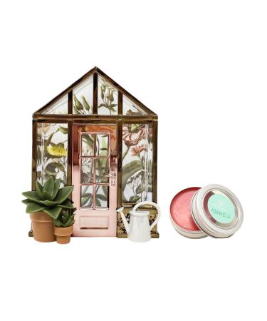 Bath & Body Works Greenhouse Nightlight Wallflowers Fragrance Plug and a Strawberry Lip Balm