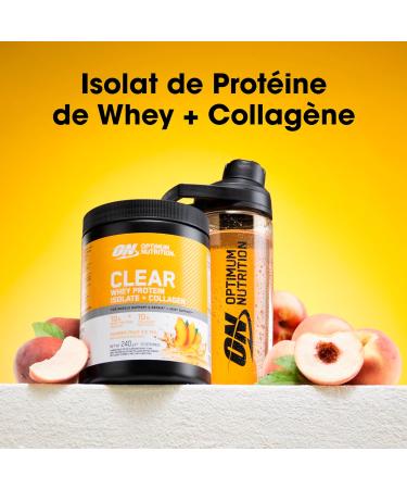  Optimum Nutrition Optimum Nutrition Clear Whey + Collagen Summer Fruits Iced Tea 10g Whey Isolate and 10g Collagen Peptides per Serving - Buy Online on GoSupps.com