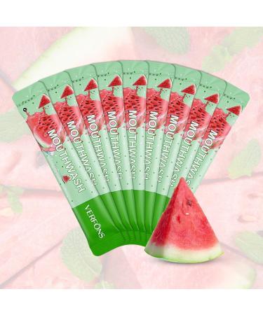 Mini Portable Mouthwash - 40 Individually Packaged Travel Size Refreshers in Watermelon Flavor | Perfect for Work & Travel - Buy Online on GoSupps.com