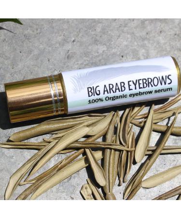 Big Arab Eyebrows Organic eyebrow serum / 100% Natural/Olive leaf/Argan/Black Castor oil // Made in Canada - Muslim Cosmetics - Big Arab Eyebrows Serum 10ml - Buy Online on GoSupps.com