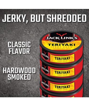 Jack Link's Teriyaki Flavor Shredded Beef Jerky Snack Tin - 11.52 Oz (Pack of 36) - Buy Online on GoSupps.com