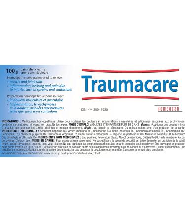 Traumacare Cream 100g Pack of 3 - Muscle and Joint Pains Relief Naturally - Soothes Minor Injuries Helps ease Discomfort from Sprains Bruises and Contusions - Pain Relief Cream for Adults & Children 100 g (Pack of 3) - Buy Online on GoSupps.com