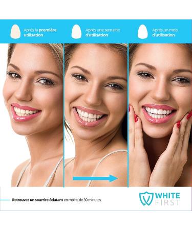 White First Teeth Whitening Kit - Teeth whitening kit with 20ml of fresh mint scented whitening gel - Buy Online on GoSupps.com