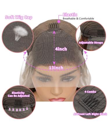 20 Inch Ombre Honey Blonde Lace Front Wig | Pre Plucked 13x4 HD Transparent | Colored Body Wave Human Hair with Baby Hair | 150% Density for Women - Buy Online on GoSupps.com
