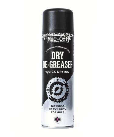 Muc Off Dry Chain Degreaser, 500 Milliliters - Quick-Drying, No Rinse Formula for Deep Cleaning Your Bicycle Chain - Suitable for All Types of Bike, Black