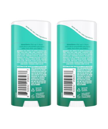 Lume Whole Body Deodorant - Invisible Cream Stick - 72 Hour Odor Control - Aluminum Free Baking Soda Free Skin Safe - 2.2 Ounce (Pack of 2) (Minted Cucumber) Minted Cucumber 2.2 Ounce (Pack of 2) - Buy Online on GoSupps.com
