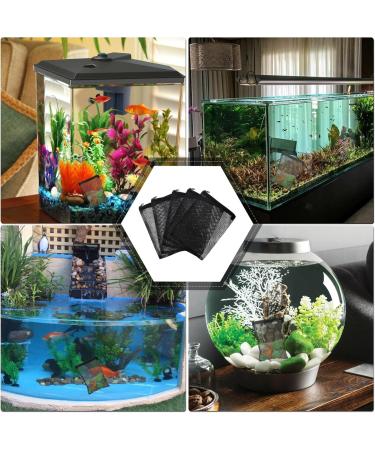 MOZEAT LENS Aquarium Filter Bag - 10 Reusable High Flow Zipper Bags for Activated Carbon & Bio-Ball - Black Network Filter Bags for Optimal Water Filtration - Buy Online on GoSupps.com