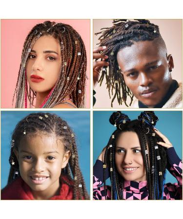 259PCS Hair Jewelry Accessories for Women - Hair Loc Wire Wrapped Adornment for Dreadlocks with Beads, Charms, Rings, Cuffs, and Clips - Hair Decorations Set - Buy Online on GoSupps.com